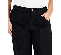 Gogo Jeans Trendy Plus Front Seam Straight-Leg