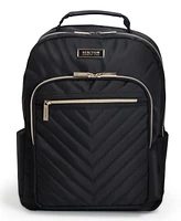 Chelsea Softside Chevron 2pc Carry-On Underseater Luggage + Matching 15" Laptop Backpack Set