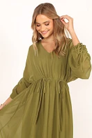 Petal and Pup Women's Ramona Long Sleeve Maxi Dress