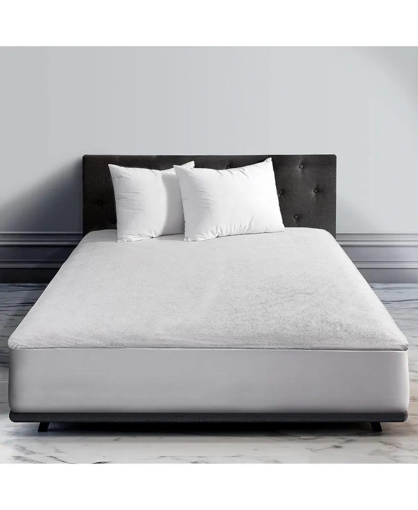 Guardmax Queen Mattress Protector Fitted Sheet by . Terry Cotton Waterproof Mattress Protector