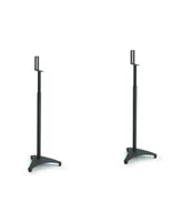 Sanus EFSat Height-Adjustable Stands for Satellite Speakers - Pair (Black)