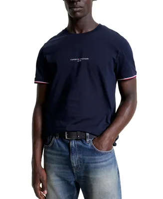 Tommy Hilfiger Men's Logo-Tipped Cotton T-Shirt