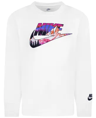 Nike Little Boys Snowscape Futura Long Sleeve T-shirt