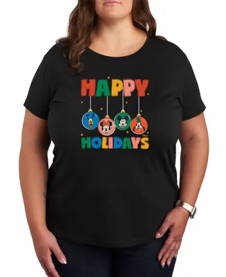 Air Waves Trendy Plus Disney Holidays Graphic T-shirt