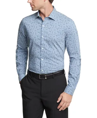 Van Heusen Men's Stain Shield Regular Fit Dress Shirt