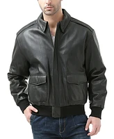 Landing Leathers Men A-2 Leather Flight Bomber Jacket