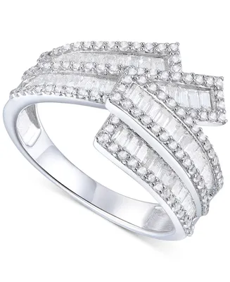 Diamond Statement Ring (1 ct. t.w.) in 14k White Gold