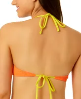 Salt + Cove Juniors' Textured Bralette Bikini Top, Created for Macy's