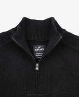 X-Ray Men's Quarter-Zip Pullover Sweater