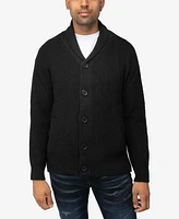 X-Ray Men's Shawl Collar Cardigan