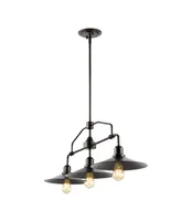 Jonathan Y Cade Metal Farmhouse Industrial Led Pendant