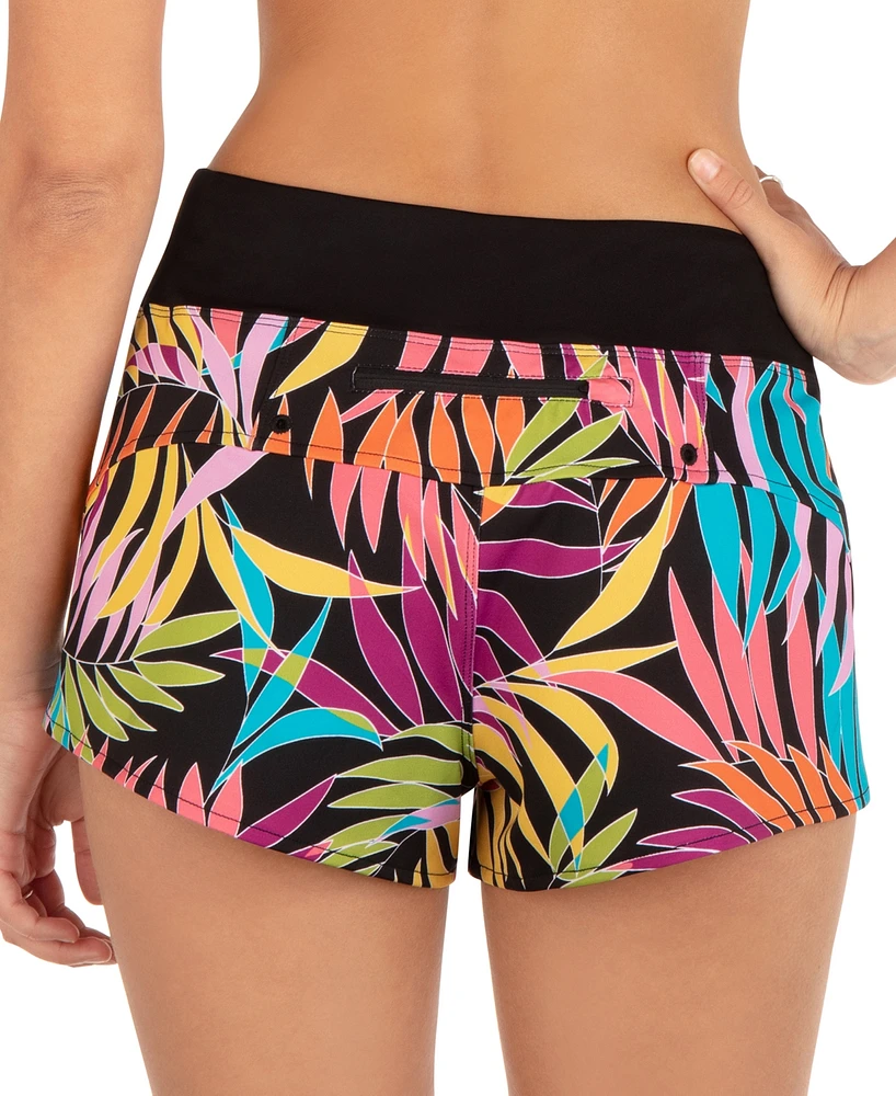 Hurley Juniors' Tropic Dance Pull-On Board Shorts