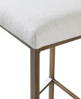 Ink+Ivy 16" Marino Wide Plywood Backless Upholstered Counter Stool