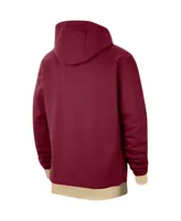 Men's Nike Crimson Alabama Tide Campus Retro Fleece Pullover Hoodie