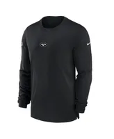 Men's Nike Black New York Jets 2023 Sideline Performance Long Sleeve T-shirt