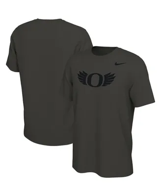 Men's Nike Olive Distressed Oregon Ducks Wings T-shirt