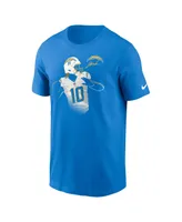 Men's Nike Justin Herbert Powder Blue Los Angeles Chargers Player Graphic T-shirt