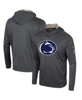 Men's Colosseum Charcoal Penn State Nittany Lions Oht Military-Inspired Appreciation Long Sleeve Hoodie T-shirt