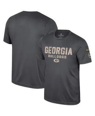 Men's Colosseum Charcoal Georgia Bulldogs Oht Military-Inspired Appreciation T-shirt