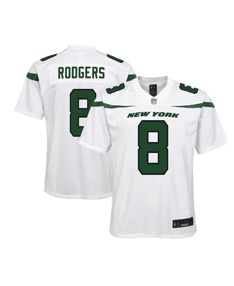 Big Boys Nike Aaron Rodgers White New York Jets Game Jersey