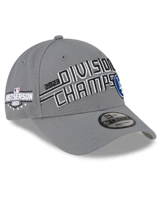 Men's New Era Gray Los Angeles Dodgers 2023 Nl West Division Champions Locker Room 9FORTY Adjustable Hat
