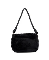 Olivia Miller Women's Faux-Fur Ivone Satchel