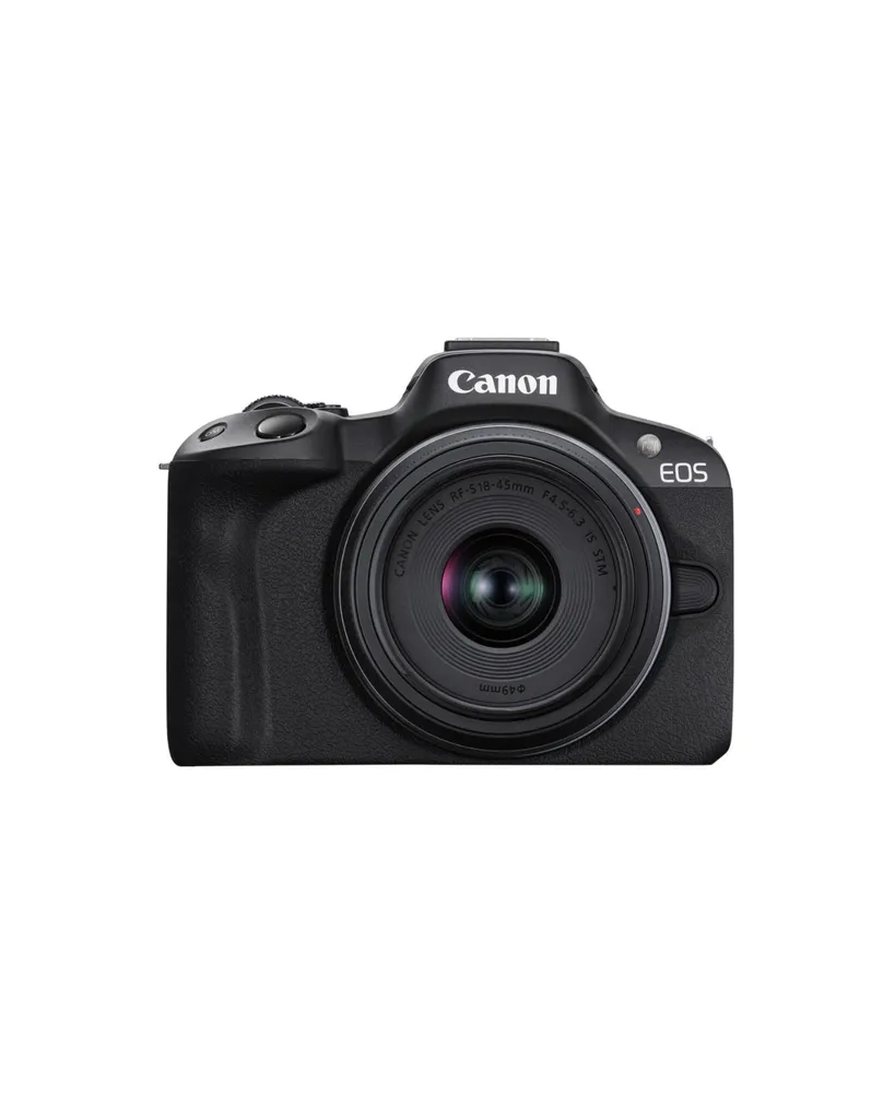 Canon EOS R50 Mirrorless Digital Camera with 18-45mm Lens (White)