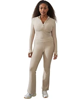 Cotton On Women's Fleece Lined Full Length Flare Pant