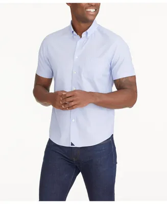 Untuck it Men's Regular Fit Wrinkle-Free Short-Sleeve Hillstowe Button Up Shirt