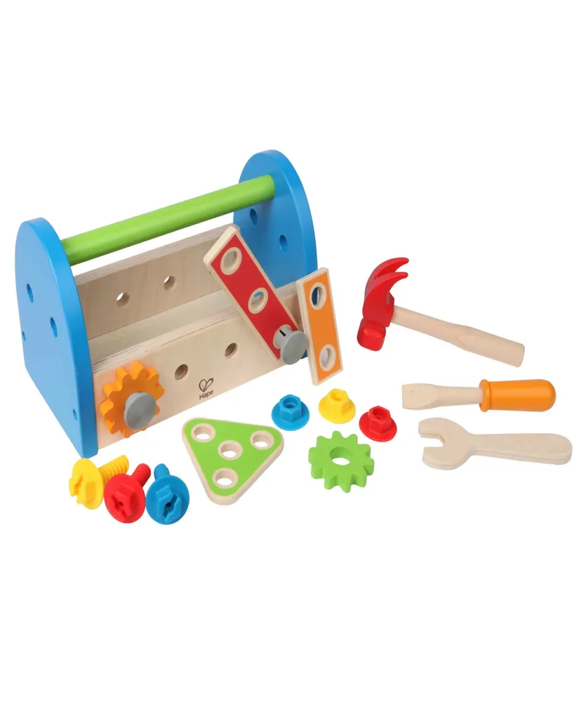 Hape Fix It Kid's Wooden Tool Box Play Set
