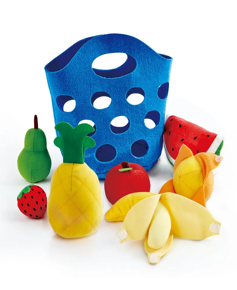 Hape Toddler Fruit Basket Kitchen Food Playset