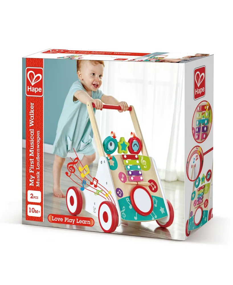 Hape My First Musical Walker Toddler Toy