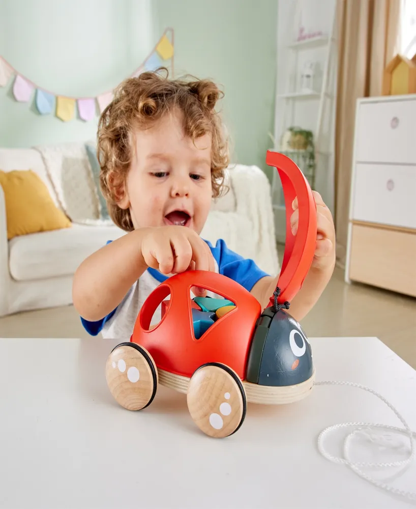 Hape Shape Sorter Pull-Along Ladybug Toddler Toy