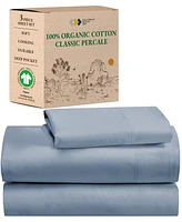 100% Organic Cotton Sheets Set, Gots Certified