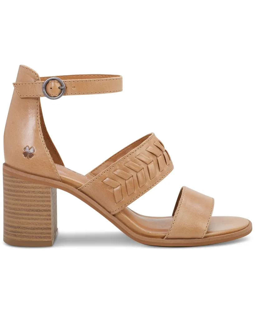 Lucky Brand Women's Serenay Strappy Woven Block-Heel Sandals