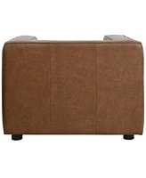 Blake 42" Leather Modern Deep Seat Chair