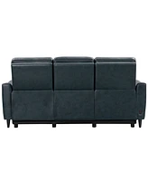 Tanya 86" Leather Power Reclining Sofa with Power Headrest