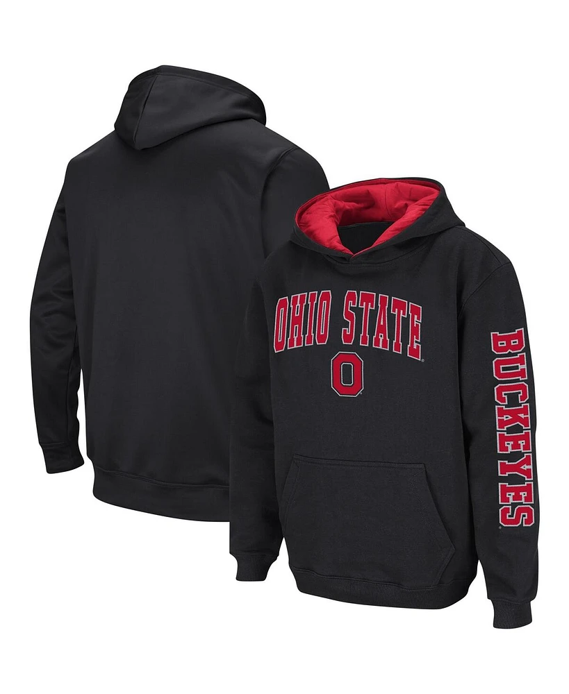 Colosseum Big Boys Ohio State Buckeyes 2-Hit Pullover Hoodie