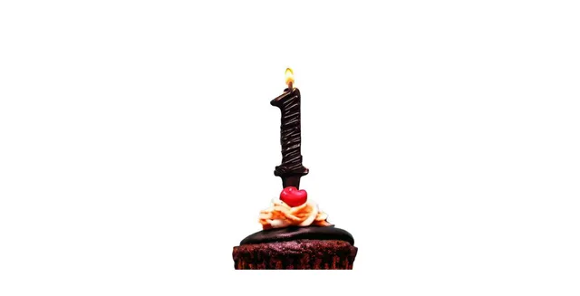 Happy Birthday Ribbon Jumbo Caramel Apple