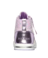 Skechers Little Girls Shoutouts - Glitter Queen Casual Sneakers from Finish Line