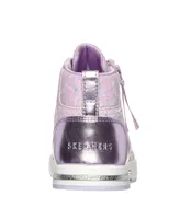 Skechers Little Girls Shoutouts High Top Casual Sneakers from