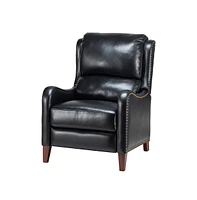 Leather Pushback Recliner chair with Adjustable Backrest for Livingroom