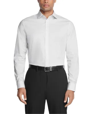 Calvin Klein Men's Steel+ Slim Fit Stretch Wrinkle Resistant Dress Shirt