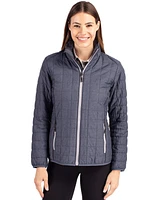 Cutter & Buck Women's Rainier PrimaLoft Eco Insulated Full Zip Puffer Jacket