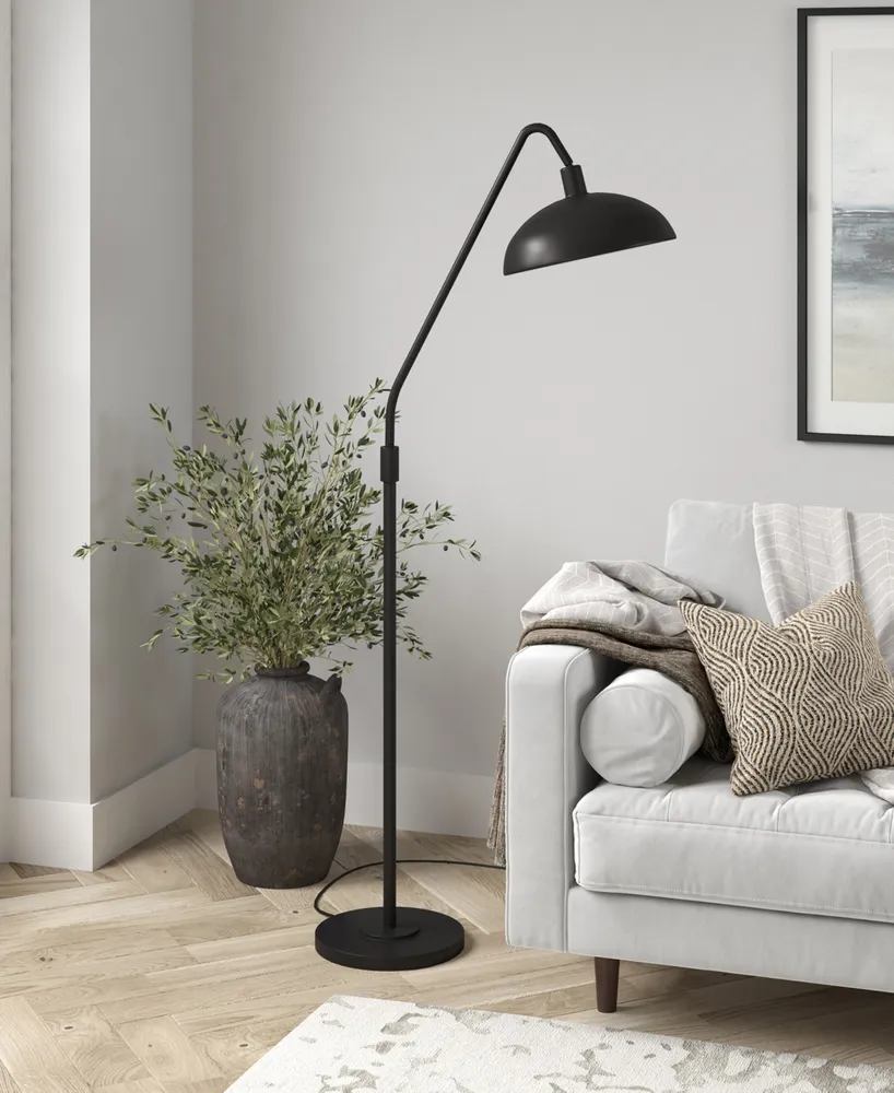 Krouse 66.25" Tall Floor Lamp with Metal Shade