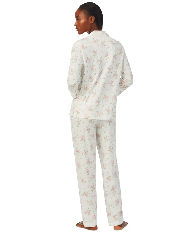 Lauren Ralph Women's 3/4-Sleeve Pajamas Set