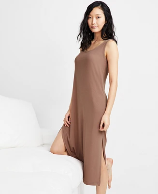 State of Day Women's Ribbed Modal Blend Tank Nightgown, Created for Macy's