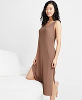 State of Day Women's Ribbed Modal Blend Tank Nightgown, Created for Macy's