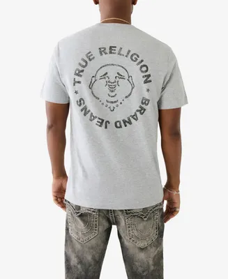 True Religion Men's Stamp Foil Short Sleeve T-shirt