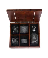 Legacy Harry Potter Hogwarts Whiskey Box Gift 12 Piece Set with Decanter